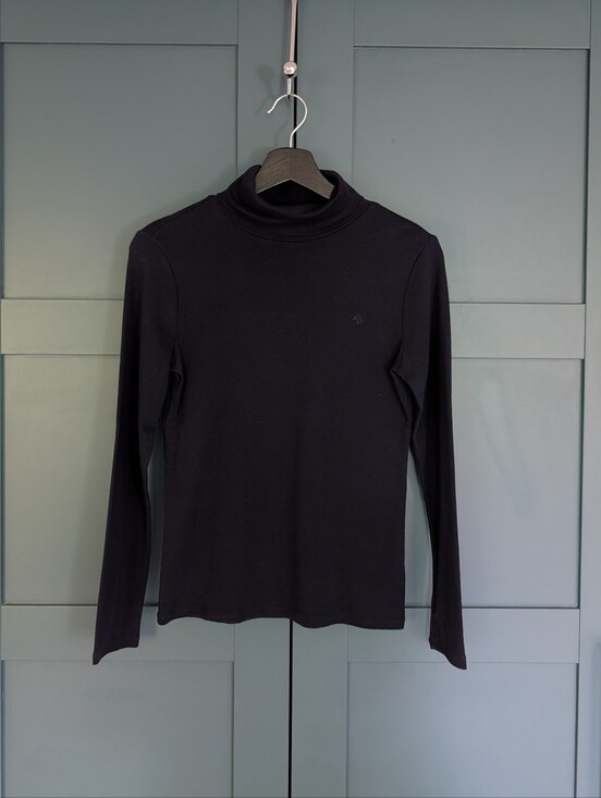 Ralph Lauren Sweaters - Ralph Lauren Navy Blue 100% Cotton Turtleneck | Small Petite (P/P)